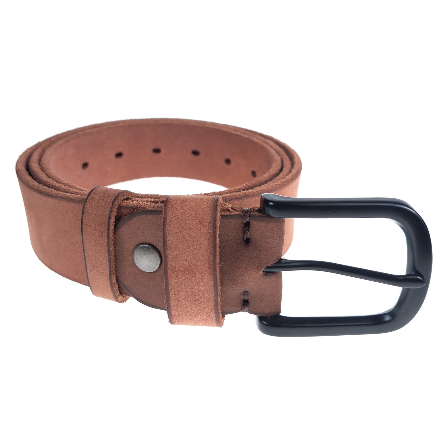 Riem - Full grain leer - Bruin, roodbruin & olijfgroen